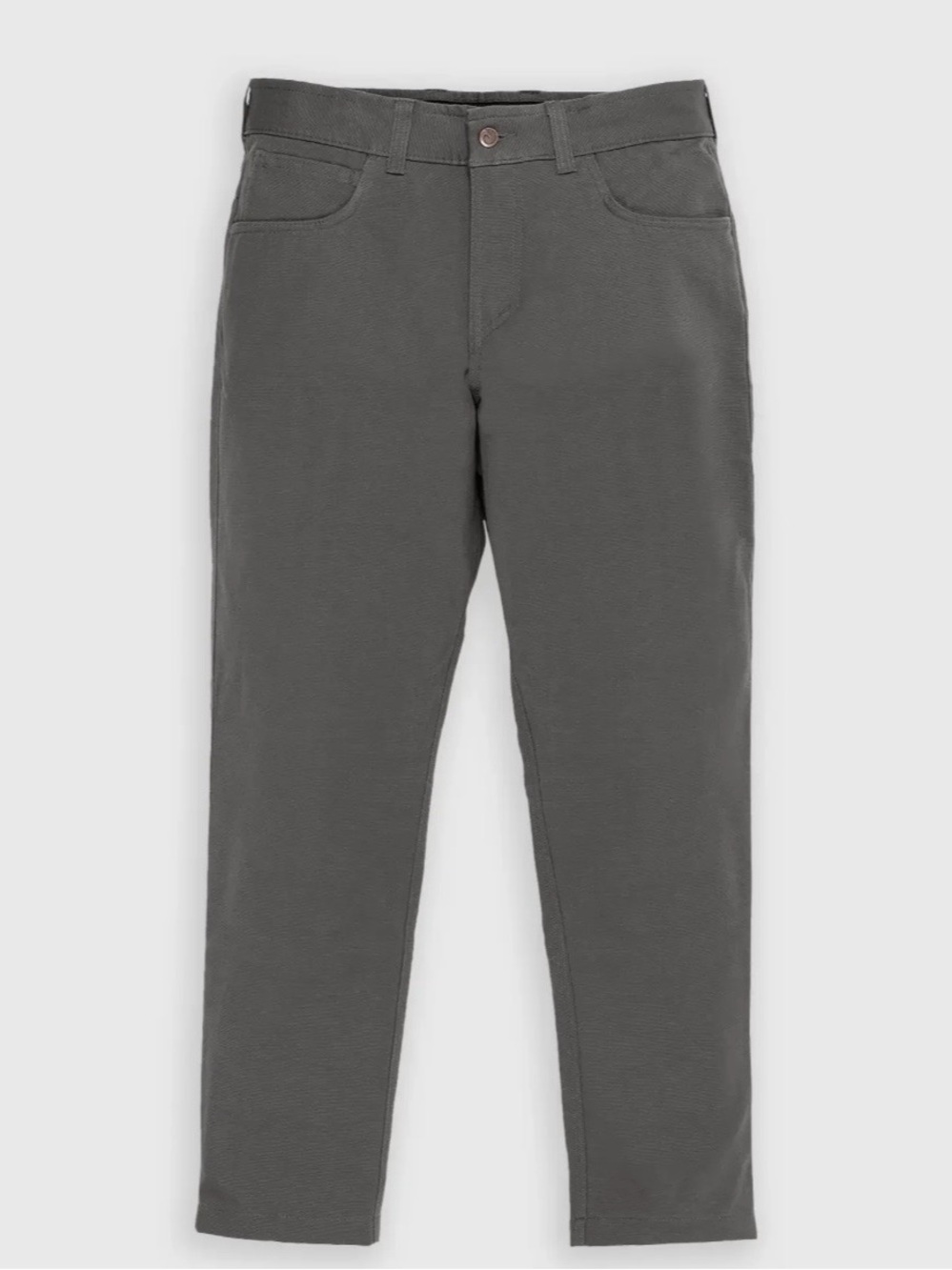 Men's Straight Jeans in Charcoal Gray